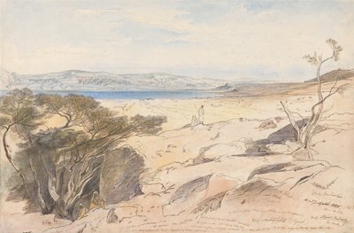 El Mar Muerto, 16 y 17 de abril de 1858 de Edward Lear